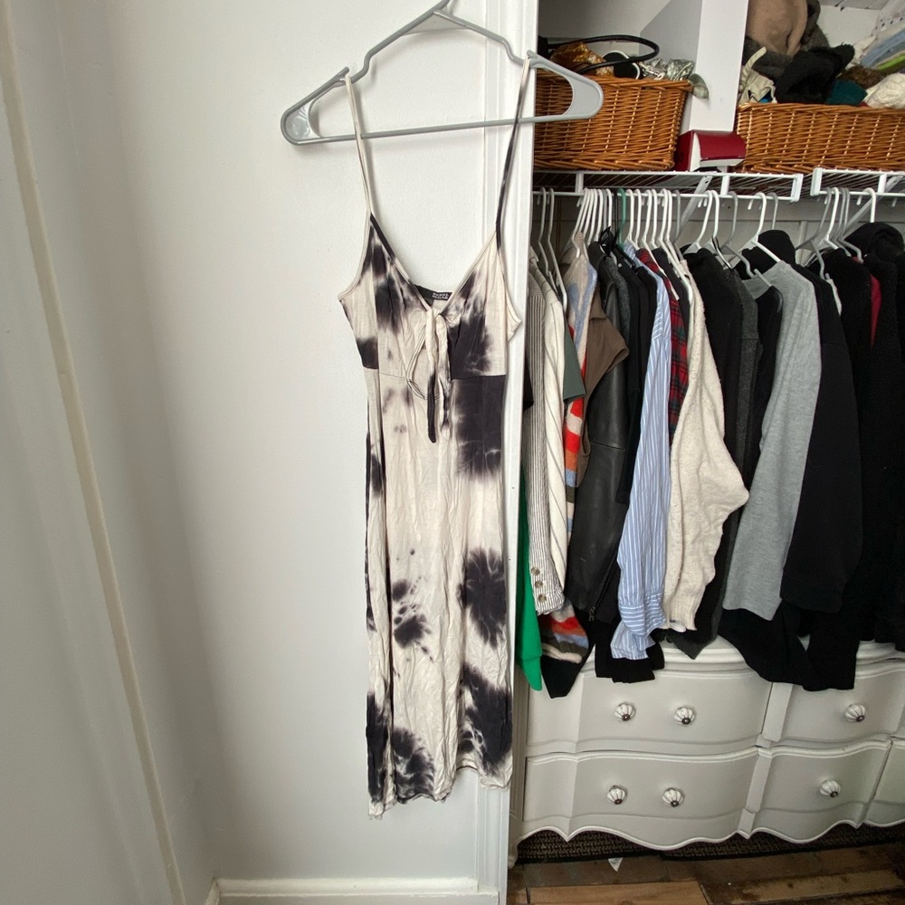 Tie-Dye Spaghetti Strap Dress